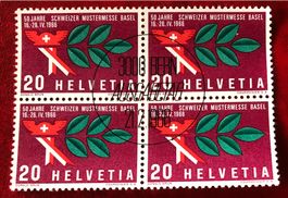 4 er Block Nr.440 mit Stempel Bern   