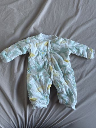 Baby anzug Overall Blumenmuster Gr. 59/44 Top Zustand