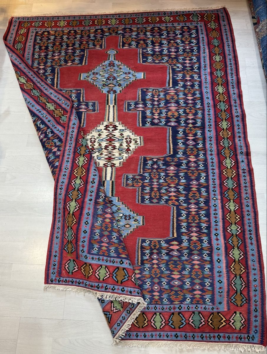 Kelim Teppiche: Orientteppich, Handgewebt ,Kelim 157x122.cm – Neu (gemäss Beschreibung) aus Büron von Filadefia-888 4