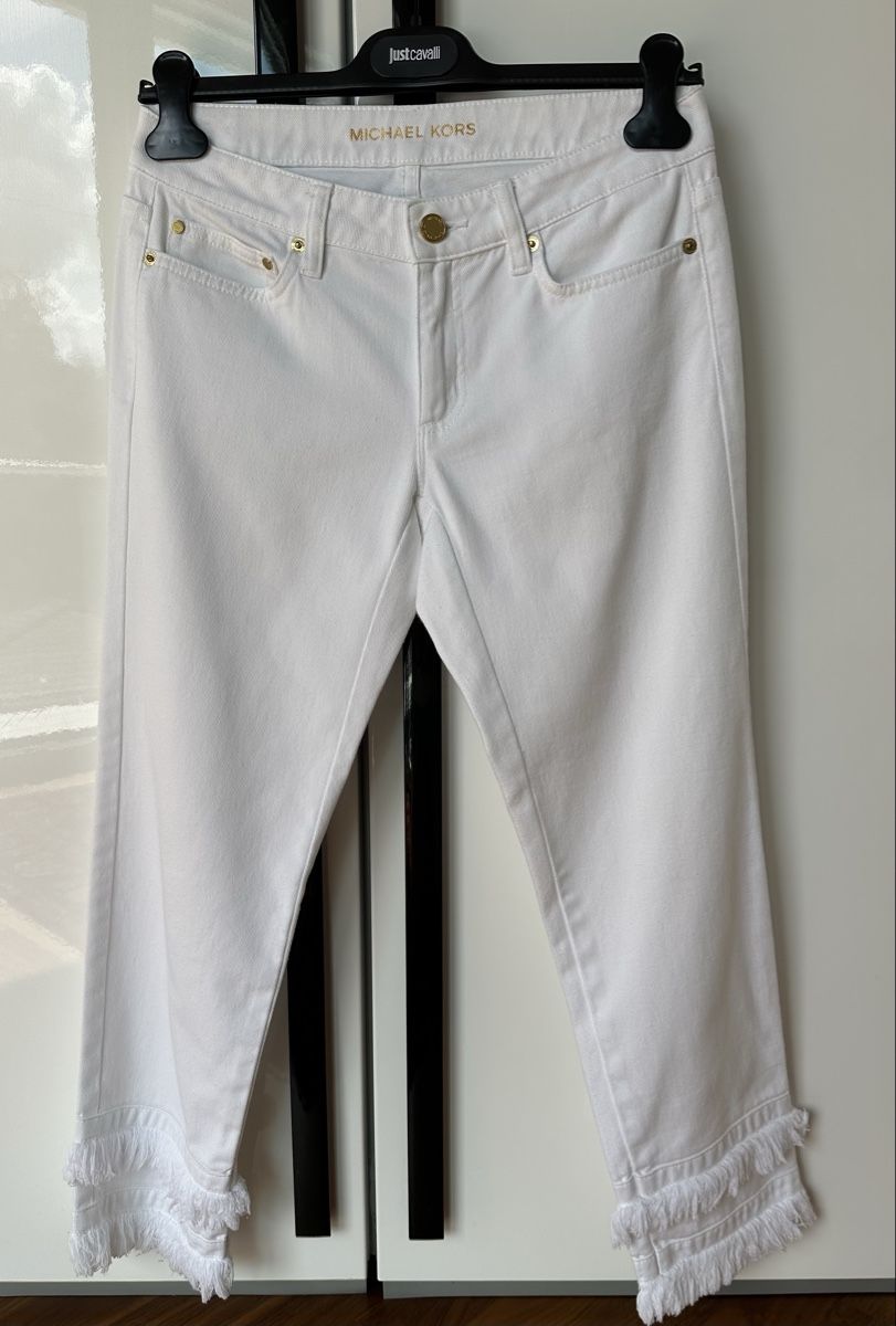 Michael Kors Jeans: Jeans bianchi in cotone Michael Kors – Usato da Castel San Pietro venduto da Moregi