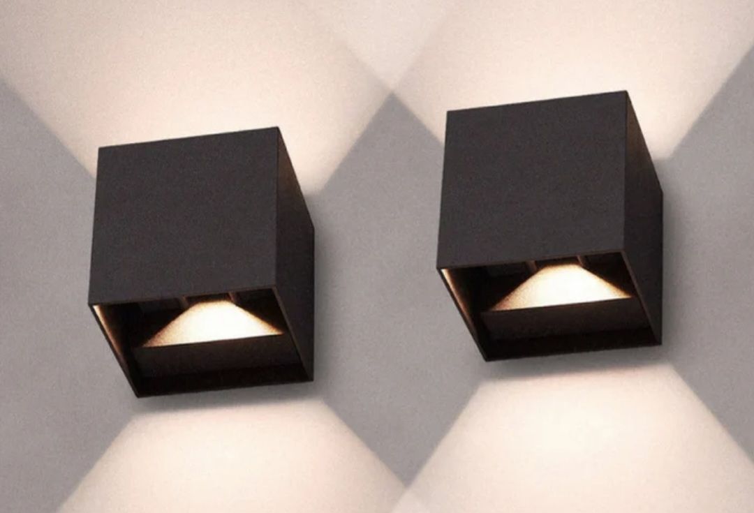 Lampade: 2 Akku Wandleuchten schwarz – Nuovo e nell'imballaggio originale da Knutwil venduto da Reytschi