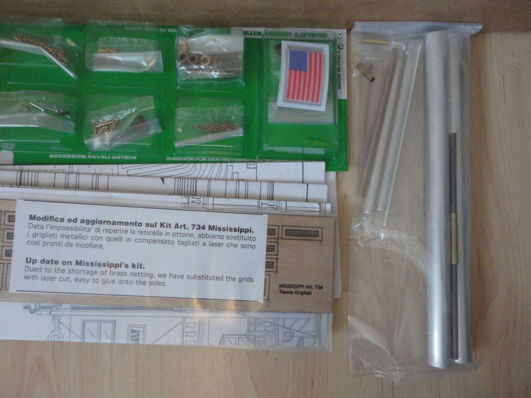 Kit di modellismo & Modellini statici: Mississippi 1870 Raddampfer Modellbausatz – Nuovo e nell'imballaggio originale da Horgen venduto da RcModell 4