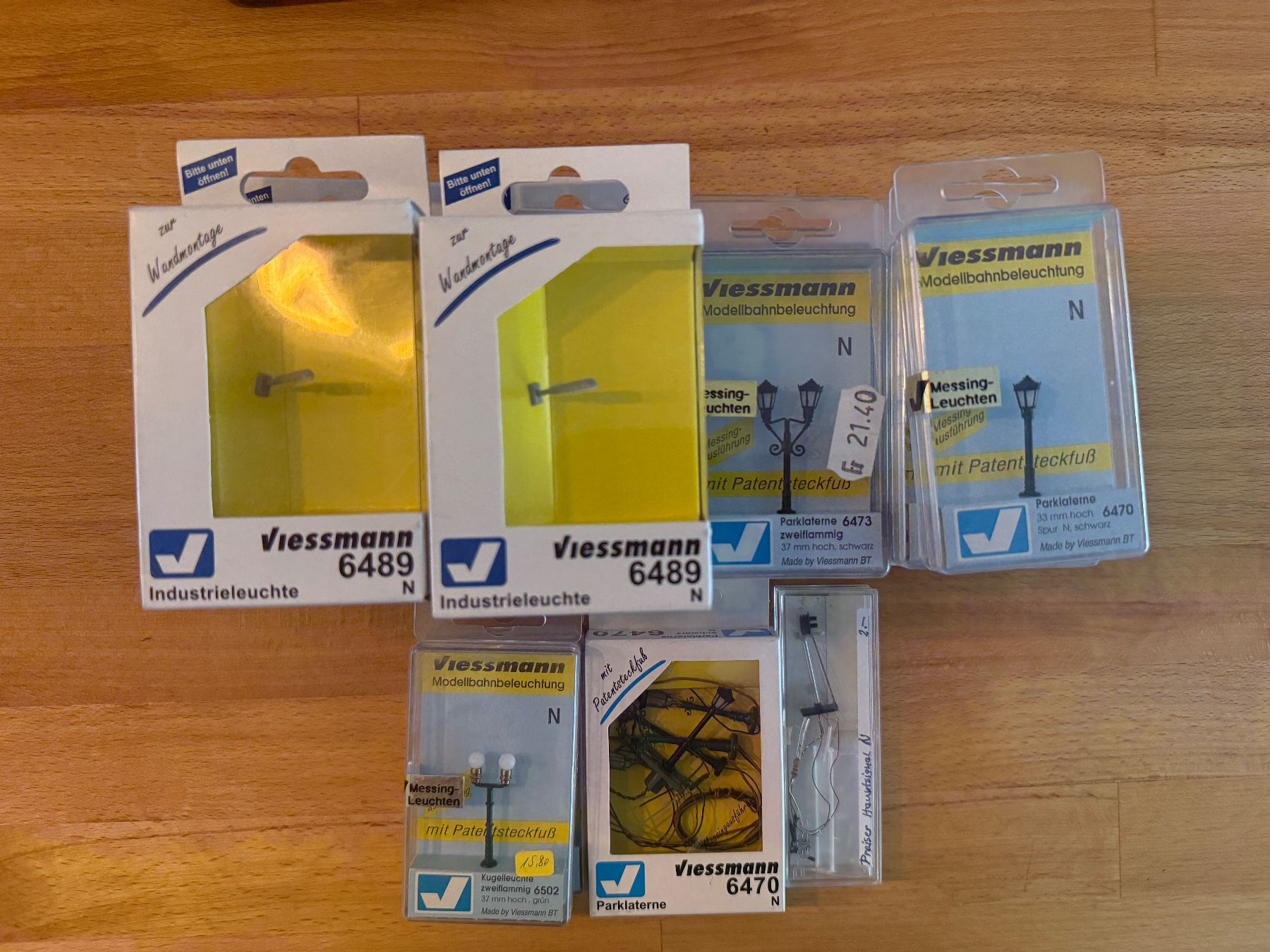 Viessmann Modelleisenbahnen: Viessmann Modellbahn Lampen Sets – Gebraucht aus Diemtigen von Mpsj4