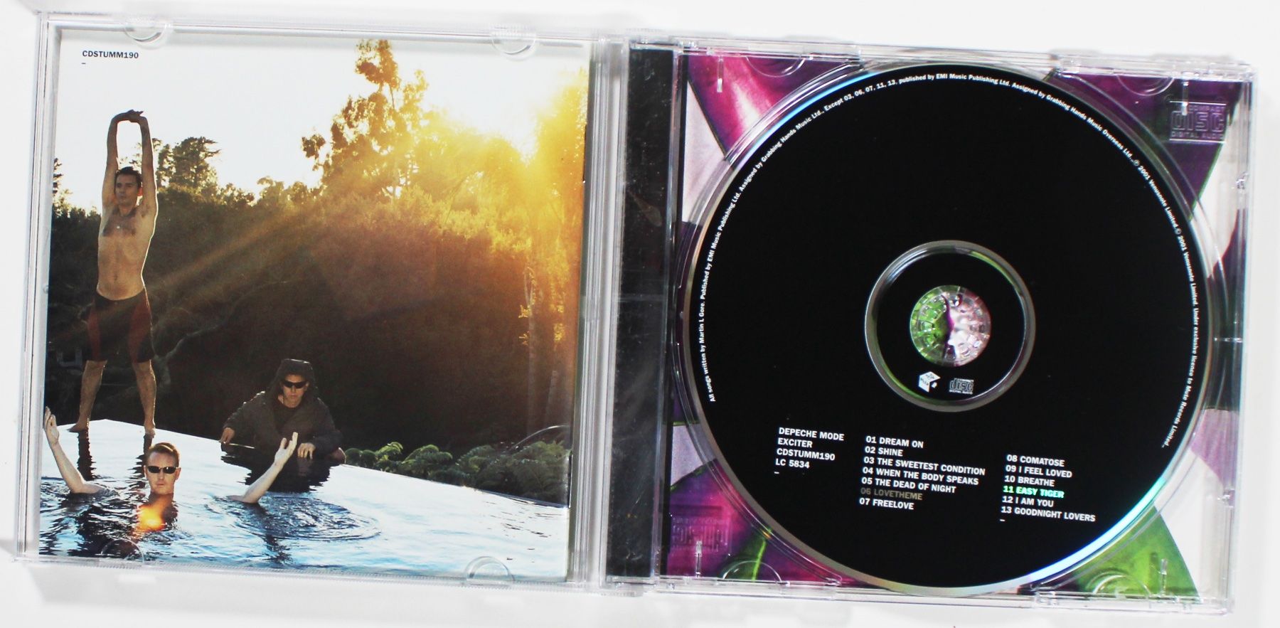 CD: CD - DEPECHE MODE - EXCITER - 1. AUFLAGE ENGLAND 2001 – Usato da Brüttisellen venduto da Collector-Corner 1