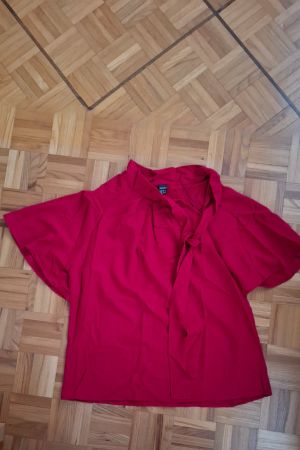 Blouse Shein bordeaux/Bluse Shein Burgunderrot