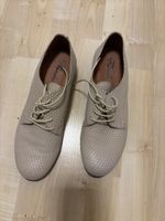 Schnürschuh Damen beige Grösse 38 guter Zustand