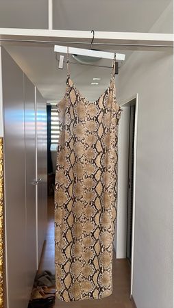 Kleid Schlangenmuster Träger Grösse L gebraucht
