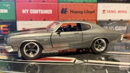 Fast & Furious 1970 Chevrolet Chevelle SS Grau 1:24 Jada 750