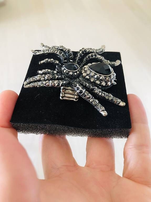 Anelli: Gothic Spider Ring with Stones + Matching Earrings – Usato da Lugano venduto da sho_pym8 1