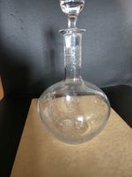Vintage Glas Karaffe France 23 cm