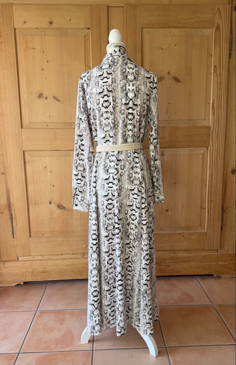 Vestiti: Kleid weiss braun gemustert Gr 38/40 – Usato da Bonstetten venduto da norisknofun123 4