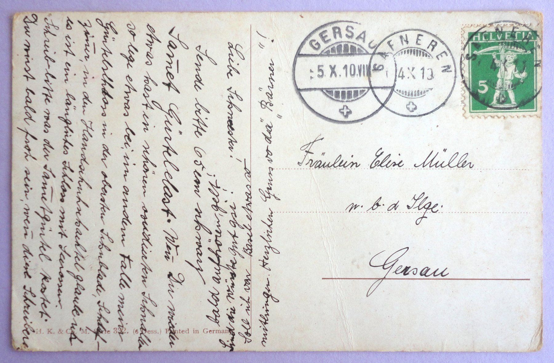 Cartoline postali: Moutons au pré – Usato da Fétigny venduto da Billy2miny 1