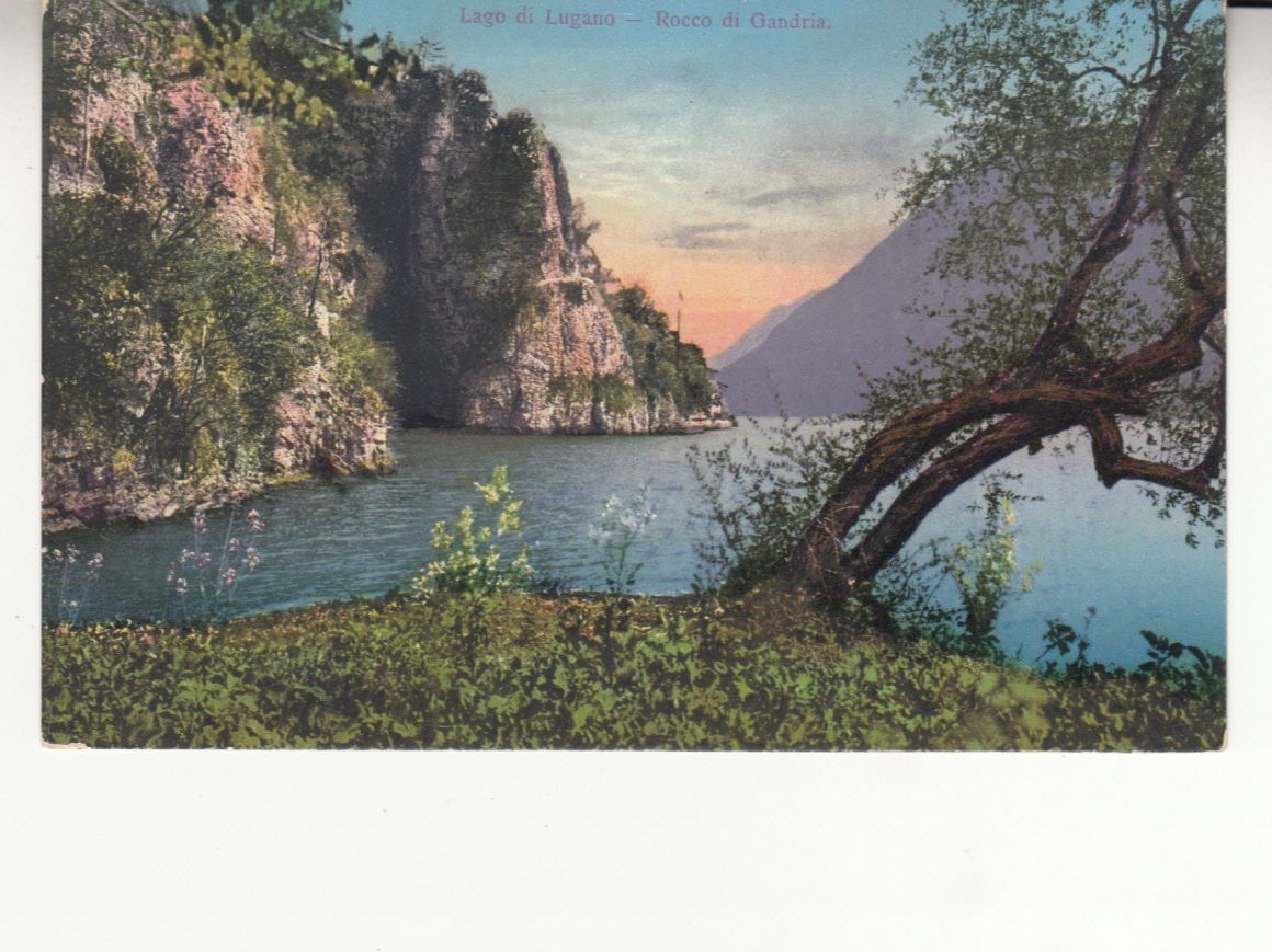 Cartoline postali: Gandria 1912 – Usato da Bürglen TG venduto da StampGraf
