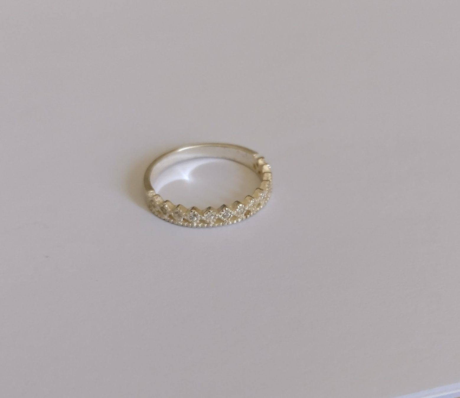 Anelli: RING MIT ZIRKONIA SILBER 925 – Usato da Romanshorn venduto da Glitzer-Paradies 1