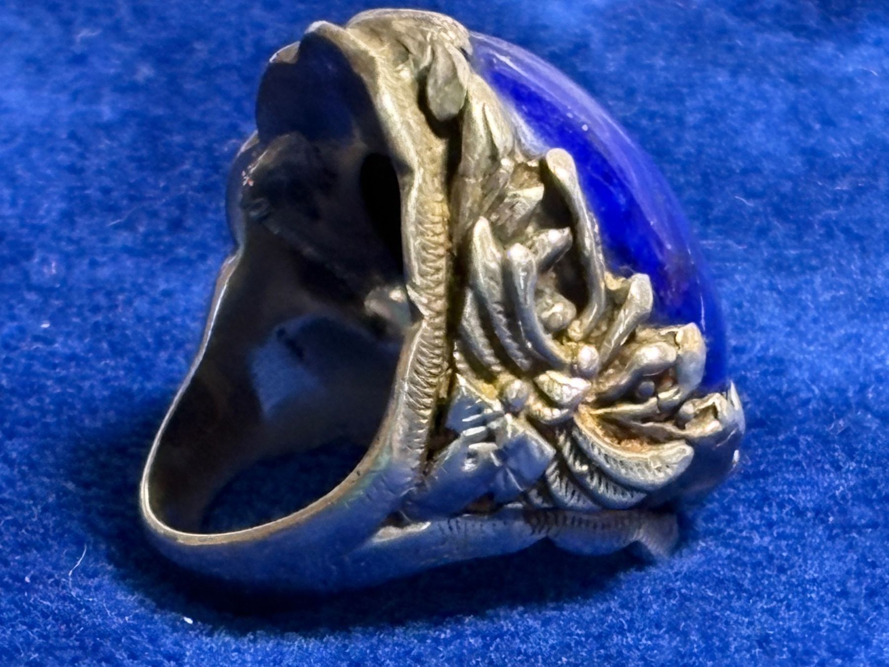 Ringe: Wunderschöner Silberring mit Lapis, Grösse 15, also 17.2 Mil – Gebraucht aus St. Peterzell von verena40 3