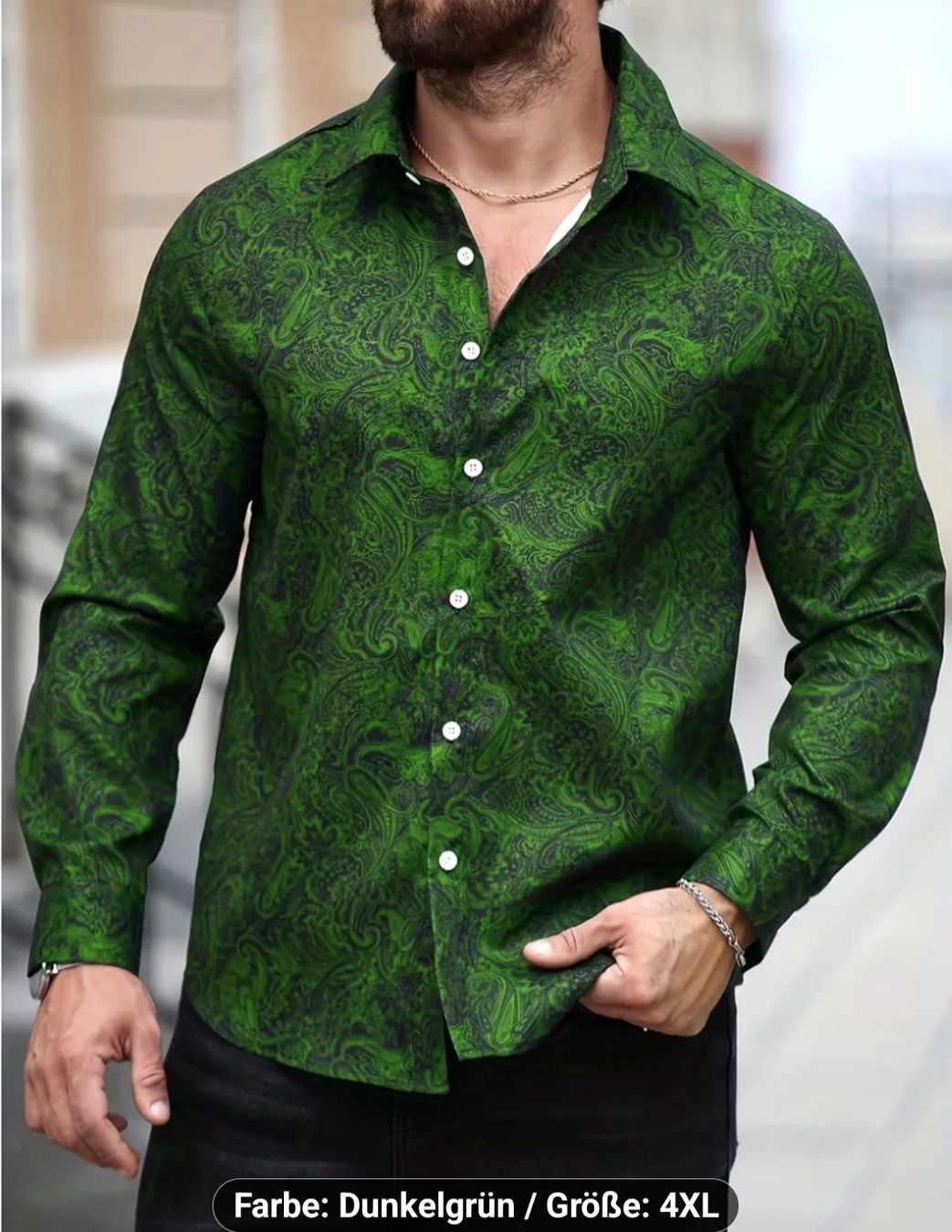 Camicie: Hemd Langarm Regular Fit, 4XL – Nuovo e nell'imballaggio originale da Menziken venduto da Mirager