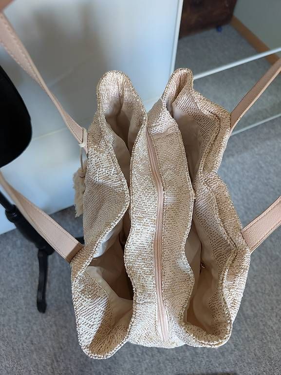 Taschen für Damen: Sommerliche Stoff-Tasche mit Quaste – Gebraucht aus Konolfingen von Honey870 2