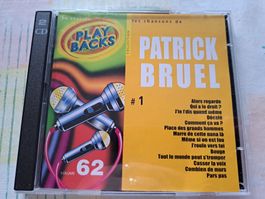 Cd Les chansons de Patrick Bruel en version play back