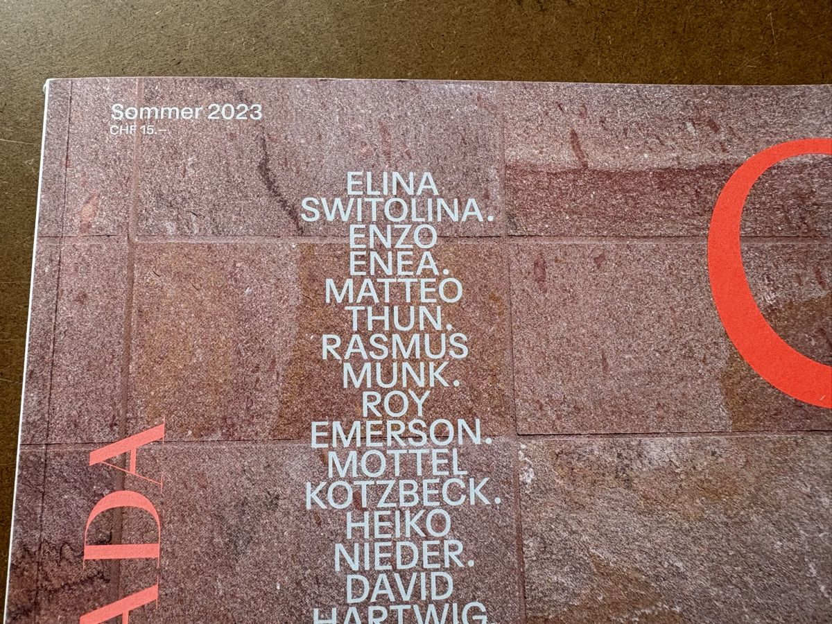 Riviste & Magazine: Caminada Magazine Sommer 2023 – Nuovo (secondo la descrizione) da Zweisimmen venduto da Domii 1