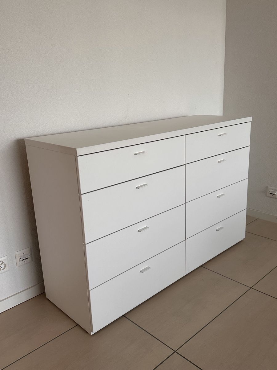 Jysk Cassettiere: Commode 4+4 tiroirs JENSLEV blanche – Usato da Romont FR venduto da baby_ray17 3