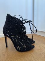 Zara High Heel Sandaletten Schwarz (39)