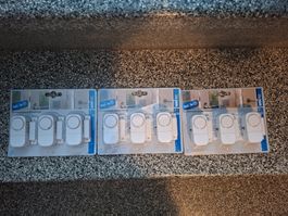 Unitec Tür-Fensteralarm 9 Stück Set weiss