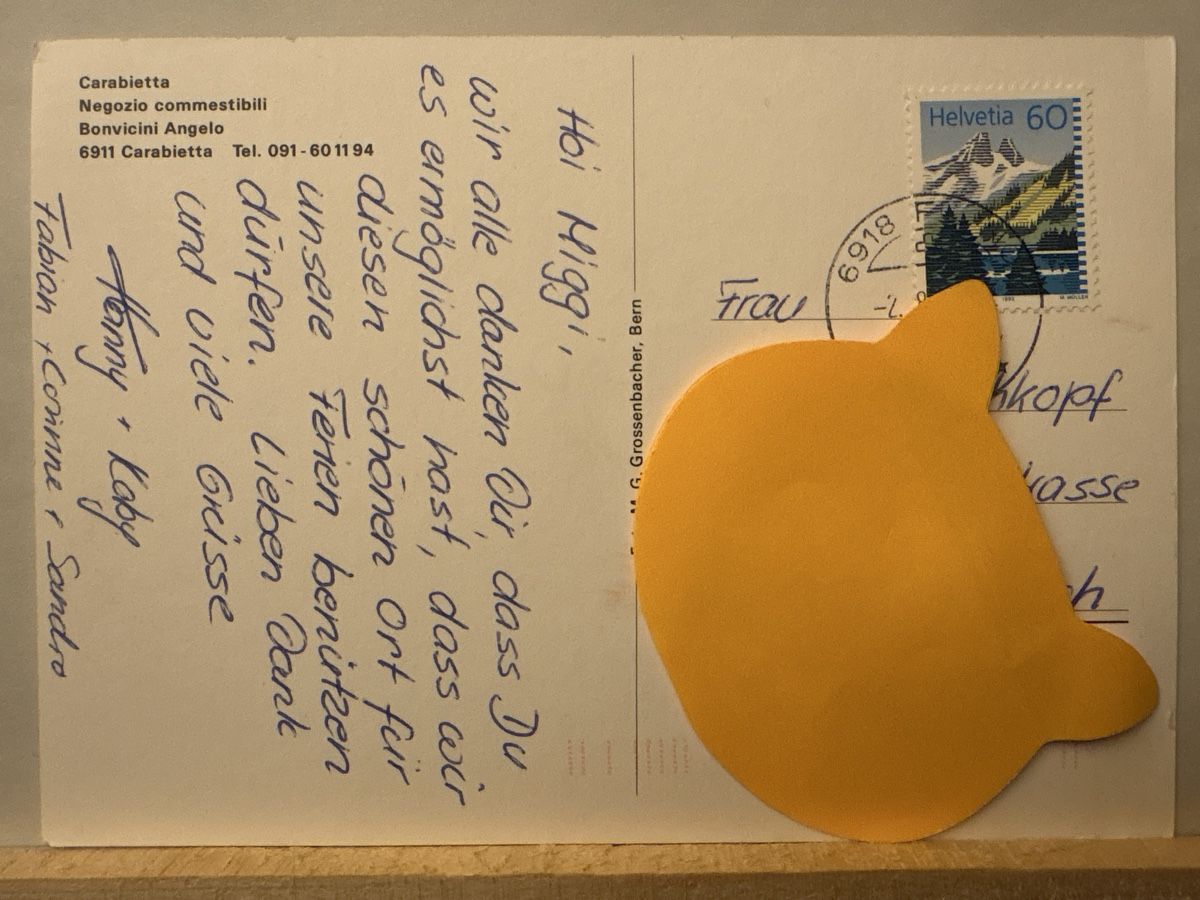 Cartoline postali: AK von Carabietta – Usato da Rümlang venduto da Brieftaube1 1