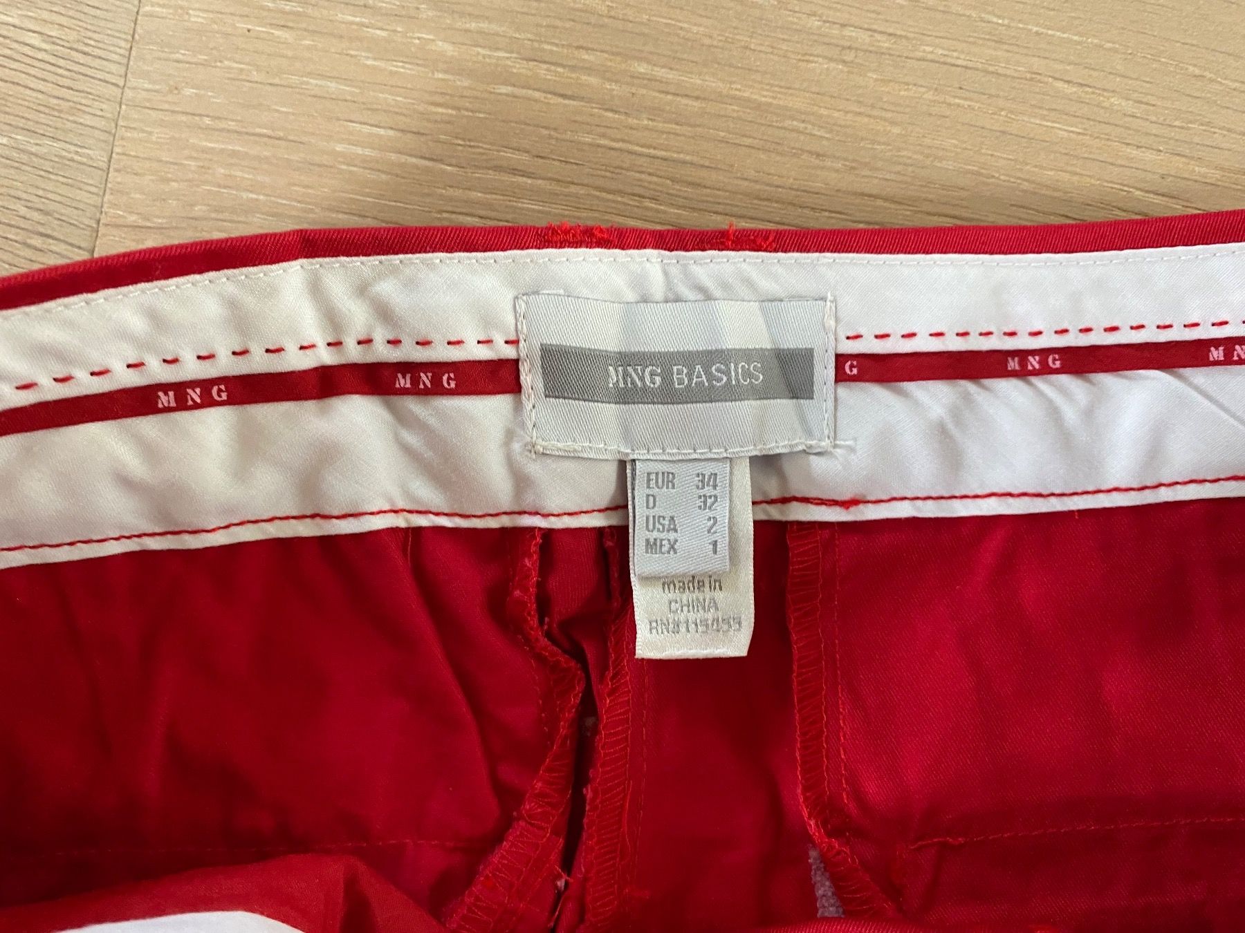 Mango Hosen: Neue rote Mango Hose Grösse 34 – Neu (gemäss Beschreibung) aus Winkel von Flyhy2020 4