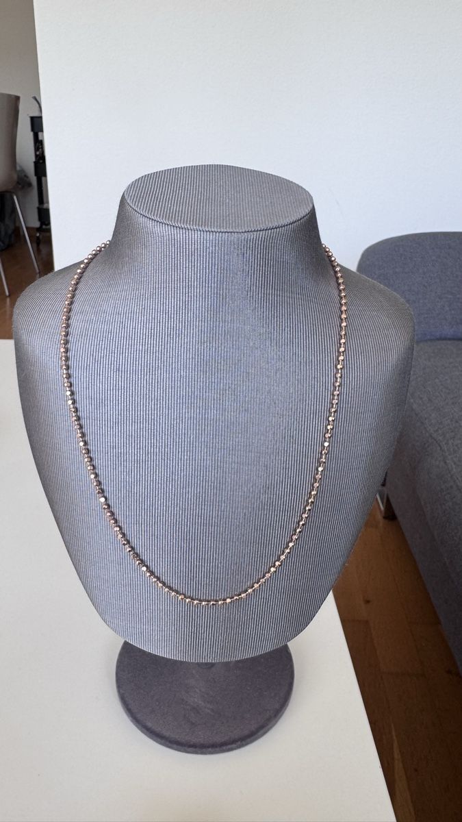 Ketten: Rose Gold Chain Necklace, Elegant Design – Neu (gemäss Beschreibung) aus Stäfa von Pandorasbox2021