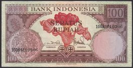 Indonesien 100 Rupiah 1959