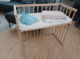 Beistellbett Holz, Marke Babybay