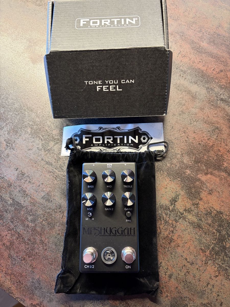 Strumenti musicali: Fortin Meshuggah Pedal PreAmp Distortion NEU – Nuovo e nell'imballaggio originale da Oberbüren venduto da VanillaGorilla87