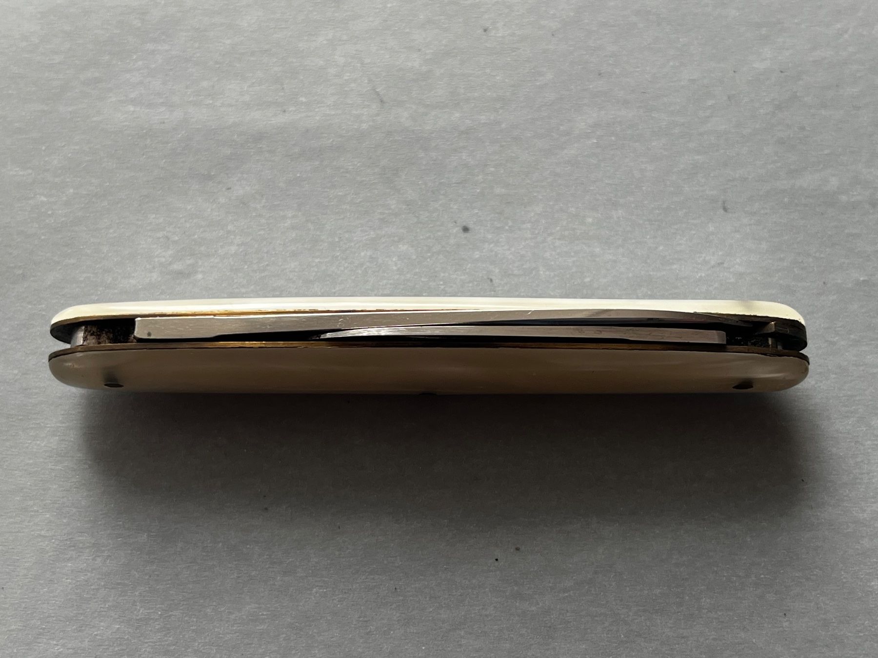 Coltelli tascabile: Altes Bonsa/Solingen Perlmutt Sackmesser 83 mm - selten – Usato da Zürich venduto da FV.vintage 8