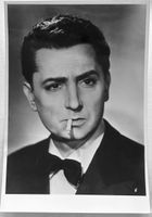 Pierre Brasseur, franz.  Schauspieler, Cigarette, 17x12 cm