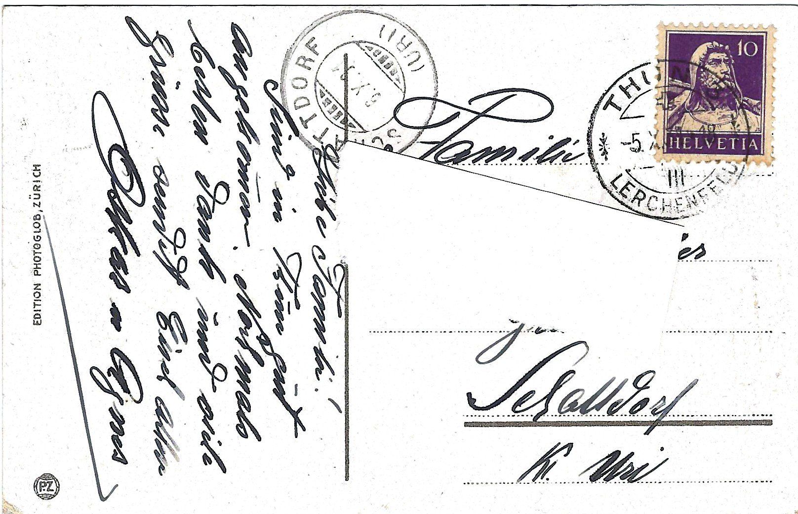 Cartoline postali: THUN Bahnhof, alte AK – Usato da Buchs AG venduto da Baerfisch 1