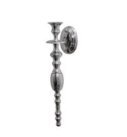 Wandkerzenhalter aluminium,mit ornamenten,neu