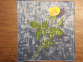 Taschentuch Motiv Rose