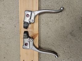 Vintage Velo-Bremshebel Aluminium Links/Rechts