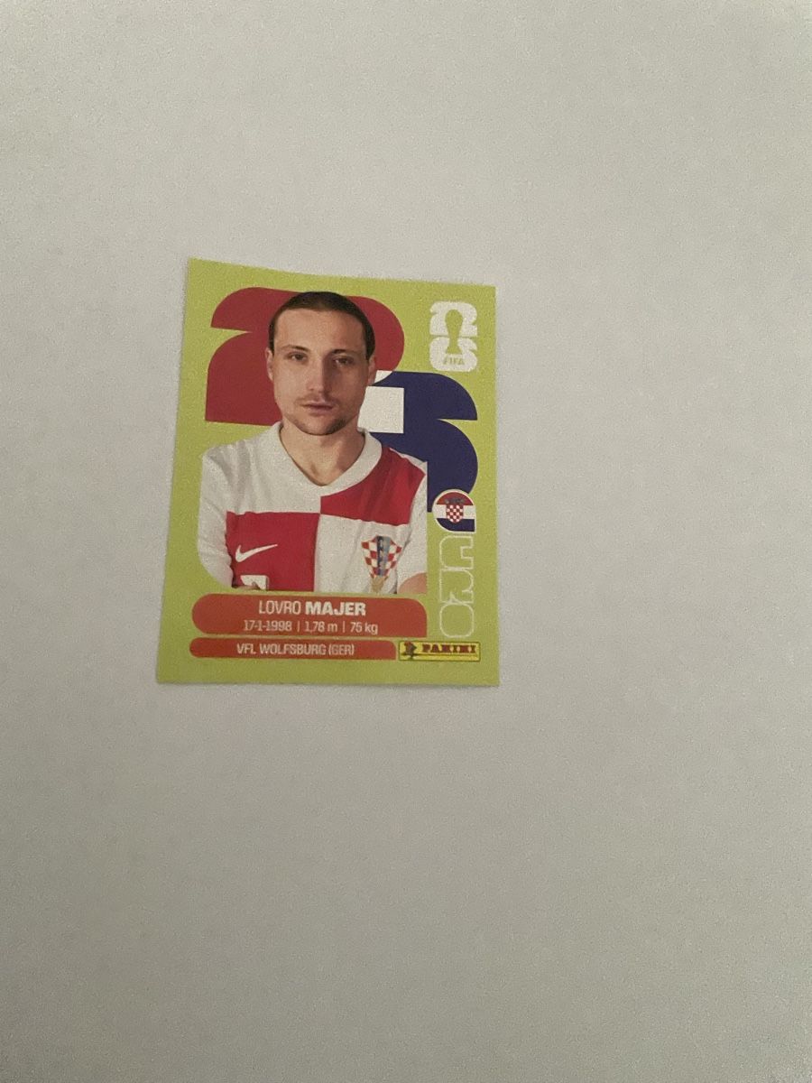 Panini Carte collezionabili: FIFA WM 2026 Lovro Majer CRO 12 – Nuovo (secondo la descrizione) da Winterthur venduto da Cobraforce