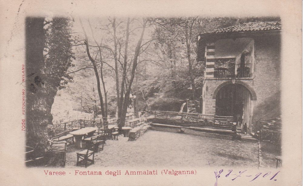 AK Varese Fontana degli Ammalati (Valganna) 1901. Rara Kaufen auf