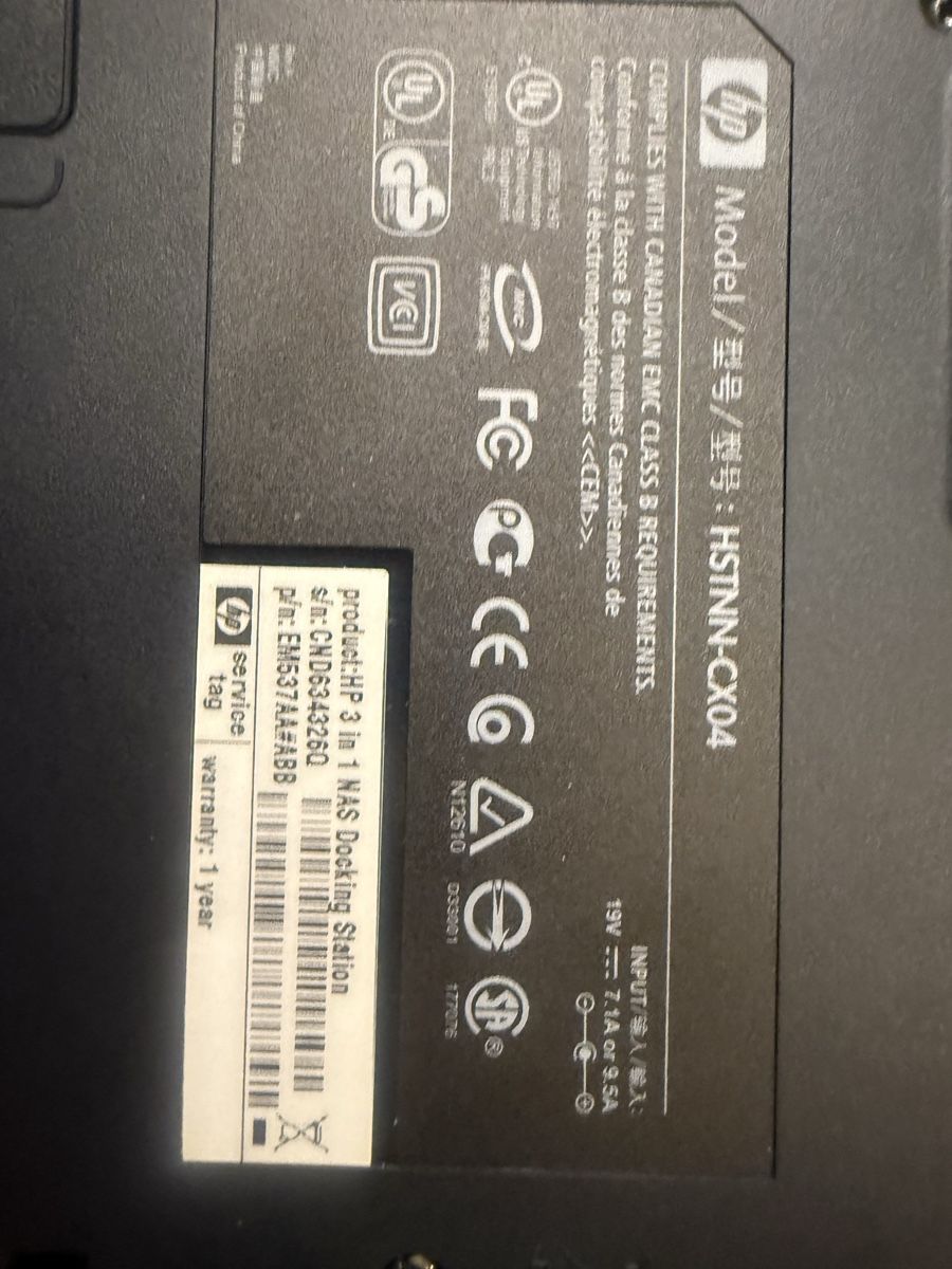 Hewlett Packard Dockingstation: Hp Nas Docking Station – Neu (gemäss Beschreibung) aus Embrach von Tom1717 2