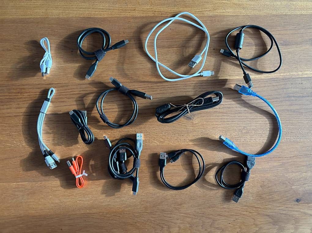 Kabel: Diverse USB-C und USB-B Kabel – Gebraucht aus Oberglatt ZH von ordek