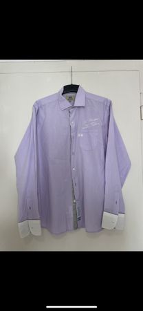 Chemise La Martina XL lilas clair - Élégante et estivale!