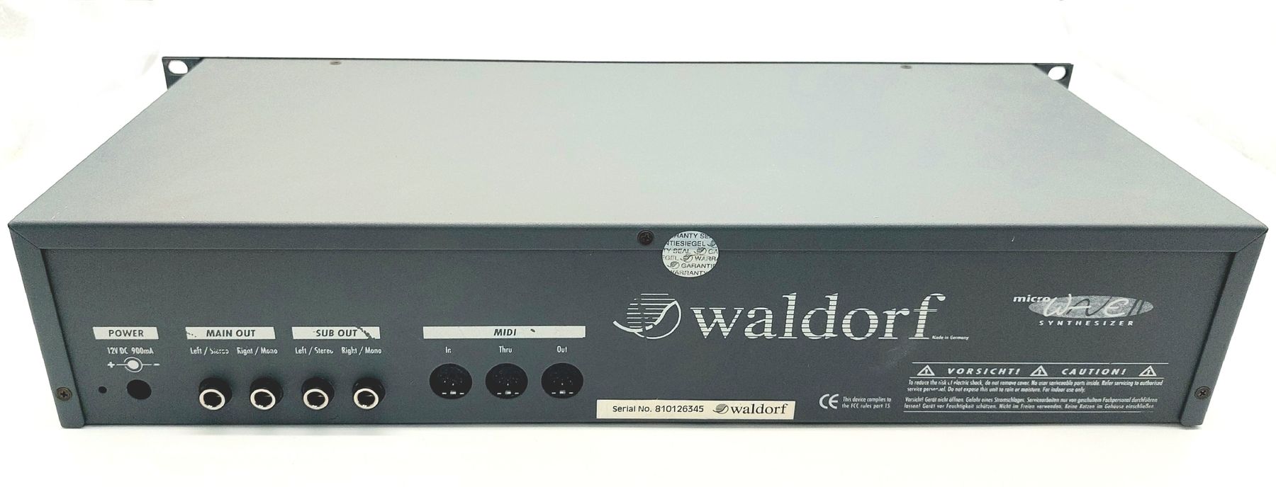 Waldorf Strumenti musicali: Waldorf MicroWave II – Usato da Villars-sur-Glâne venduto da Danger_Mod 5