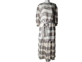 AUGUSTAT Kleid Tunika Faltenjupe Set Grösse 42