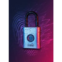 Abus Fingerabdruckschloss 57/50 Touch, silber