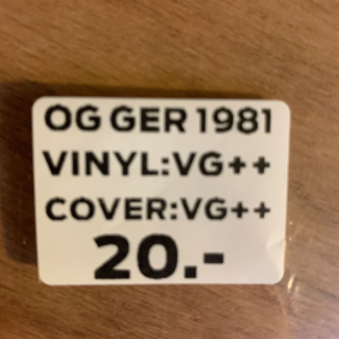 Vinyles: VAN HALEN - FAIR WARNING...OG GER 1981...VG++/VG++ – D'occasion à Gals par Diskopat 4