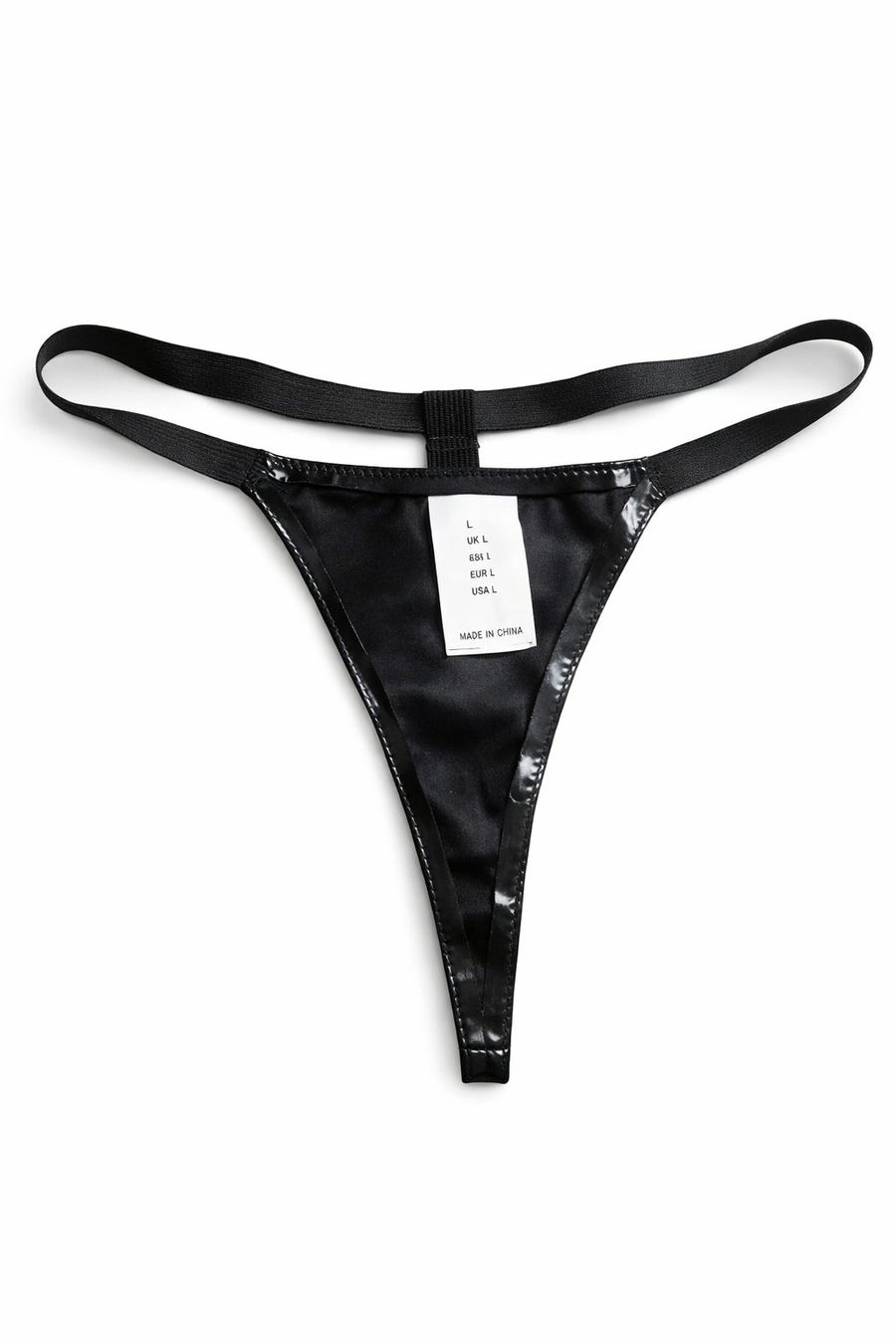 Sonstige Unterwäsche: String Schwarz Vinyl Gr. M – Neu (gemäss Beschreibung) aus Fully von VaneaSelection 2