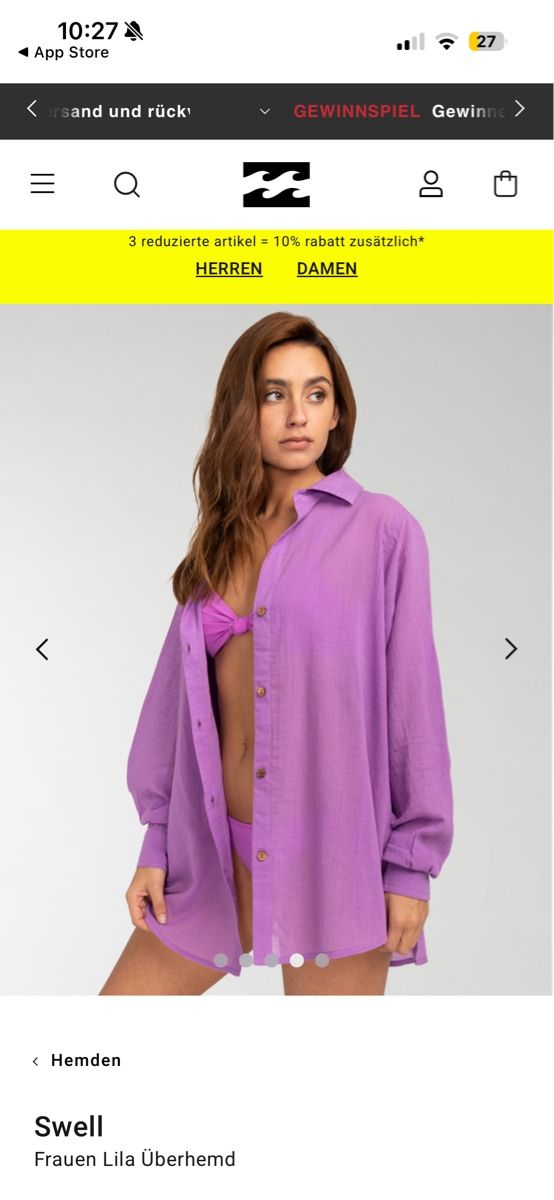 Billabong Camicette: Billabong Bluse grösse M – Usato da Klosters venduto da jewelsy 2