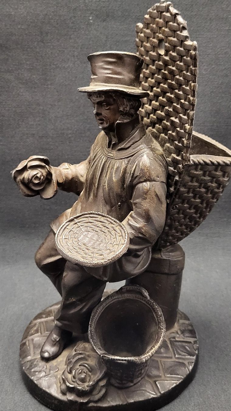 Statuette: Antike Metall-Figur "Pyrogène" – Usato da Basel venduto da spinne02 4